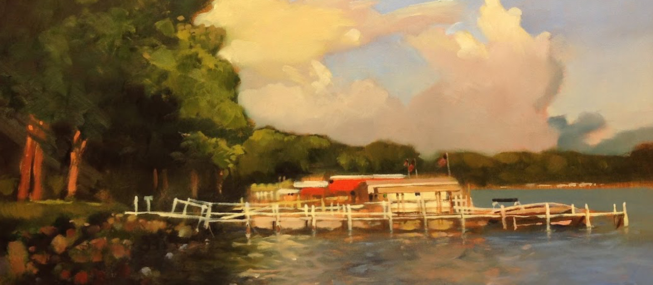 Plein Air Painting Demonstration With Stephen Randall Pearson Lakes